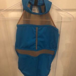 Blue leotard